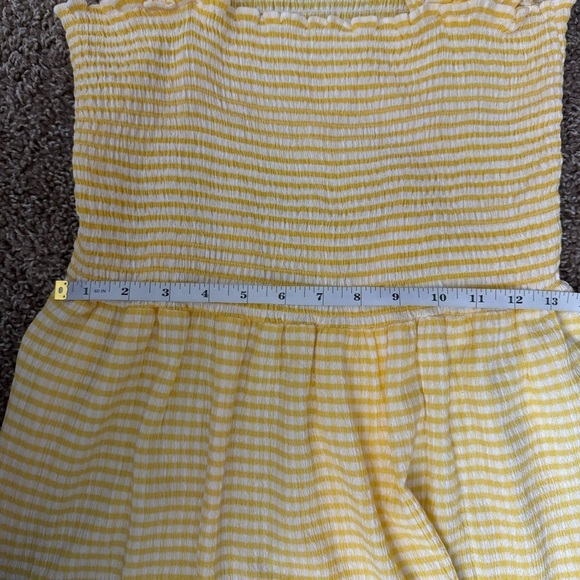 Promesa Women’s Yellow Striped Lightweight Summer Maxi Dress Size Large NWT - Picture 8 of 9